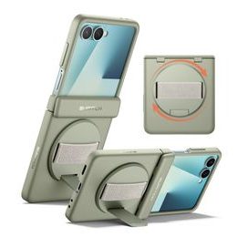 Suritch 360° Kickstand θήκη Samsung Galaxy Z Flip 7, πράσινη