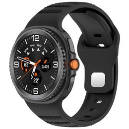 Curea de ceas Techsuit (W050), Samsung Galaxy Watch 8 40mm / 44mm / Watch 8 Classic, negru