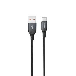 Dudao L3ST kabel USB-A - USB-C, 5A, 2 m, črn