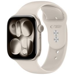 Tech-Protect Silicone kellarihm Apple Watch 8 / 9 / 10 / 11 / 12 / SE / Ultra (44 / 45 / 46 / 49 mm) – beež