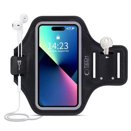 Tech-Protect M4 Univerzální sportovní pouzdro na ruku, černé