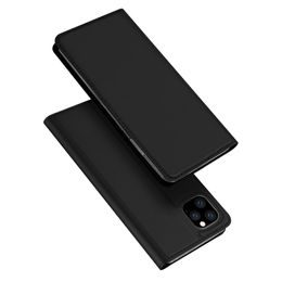 Dux Ducis Skin Leather case, knižkové púzdro, iPhone 11 Pro MAX, čierne
