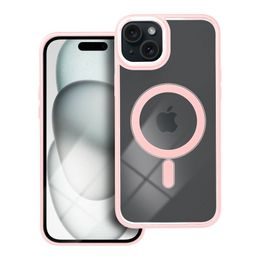 Színes Edge Mag Cover MagSafe védőtok, iPhone 15, rózsaszín