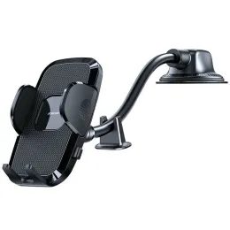 Joyroom Držák telefonu s ohebným ramenem na palubní desku / čelní sklo, černý (JR-ZS259)