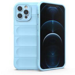 Husă Magic Shield, iPhone 12 Pro Max, albastru deschis
