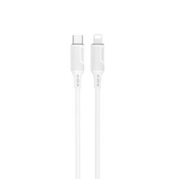 Dudao USB-C - Lightning kabel pro nabíjení a přenos dat, 20W, PD, 1m, bílý (L6S_1M)