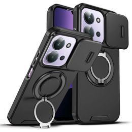 Camslide Stand калъф, Xiaomi Redmi 15C, черен