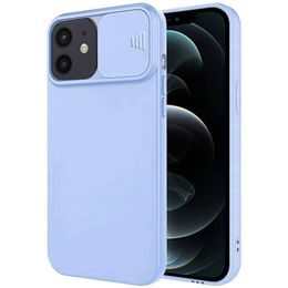 Nexeri obal s ochrannou šošovky, iPhone 12 Mini, svetlo modrý