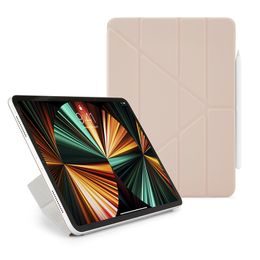 Pipetto Origami Folio tok, Apple iPad Pro 12.9, 2018 / 2020 / 2021 / 2022, iPad Air 13 2024, rózsaszín