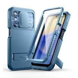 Suritch 360 Kickstand Camprotector obal Samsung Galaxy A15, modrý