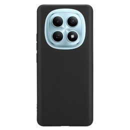 Tactical TPU Hoesje voor Xiaomi Redmi Note 15 4G / 5G - Transparant Siliconen Case - Zwart