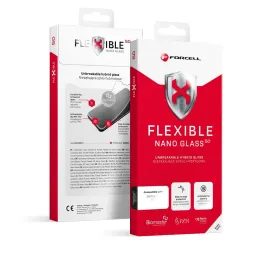 Hibridno steklo Forcell Flexible Nano Glass 5D, Samsung Galaxy A54 5G, črno