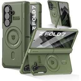 Θήκη Dexnor MagSafe Kickstand για Samsung Galaxy Z Fold 7, πράσινη