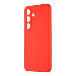 OBAL:ME Matowe Etui TPU do Samsung Galaxy S25, czerwone