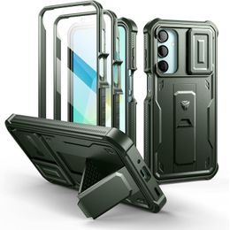 Dexnor 360 Kickstand Camprotector obal Samsung Galaxy A16, zelený