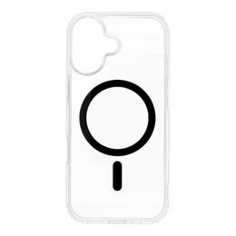 Θήκη Drop Glue Colorful Ring Mag Cover με MagSafe, iPhone 17, μαύρη