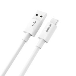 Dudao L6T USB-A – USB-C laidas, 5A, 1 m, baltas