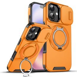 Camslide Stand калъф, iPhone 17, оранжев