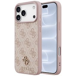 iPhone 17 Pro / 18 Pro ümbris – Guess Hardcase 4G Small & Classic MagSafe'iga – roosa