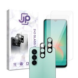 JP Combo paket, Komplet 2 zaščitnih kaljenih stekel in 2 stekel za fotoaparat, Samsung Galaxy A27