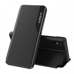 Eco Leather View Case, Xiaomi POCO X3 NFC, čierné