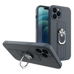 Obal Ring Case, iPhone 12 Pro, tmavo modrý