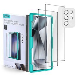 ESR Protector 2-PACK, 2 tvrzené skla s aplikátorem + sklo na čočku, Samsung Galaxy S24 Ultra