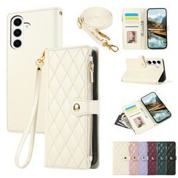 Samsung Galaxy S25 FE / S26 FE Glamour klappümbris – valge