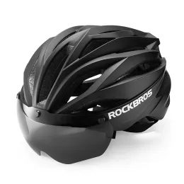 Rockbros Cyklistická přilba s kšiltem, universal, černá