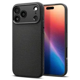Spigen Liquid Air, iPhone 17 Pro Max, fekete
