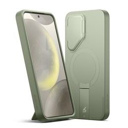 Suritch MagSafe Kickstand Camprotector etui Samsung Galaxy S25, zielony