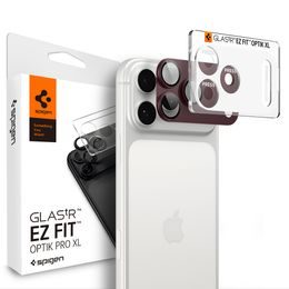Spigen Optik.TR Ez Fit Pro XL (AGL12036), ochrana fotoaparátu, iPhone 18 Pro, červená