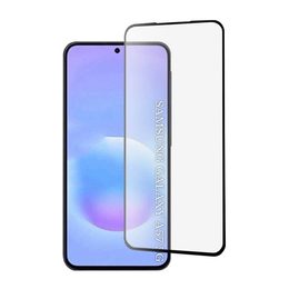 Samsung Galaxy A57 5G 5D grūdintas apsauginis stiklas – juoda