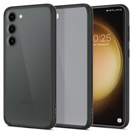 Spigen Ultra hibrid tok mobiltelefonhoz, Samsung Galaxy S23, fekete