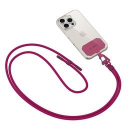 Tech-Protect C5S Crossbody Gurt, Weinrot