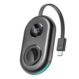 Joyroom JR-W09 3W vezeték nélküli Powerbank USB-C kábellel, fekete színben
