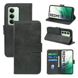 Magnetna maska, Xiaomi Redmi 15, crna