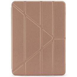Pipetto Origami TPU Hülle, Apple iPad Pro 11 2018 / 2020 / 2021 / 2022, iPad Air 4 10.9 2020 / Air 5 10.9 2022 / Air 11 2024, roségold