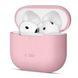 Tech-Protect Silikon Hülle, Apple AirPods 4, Rosa