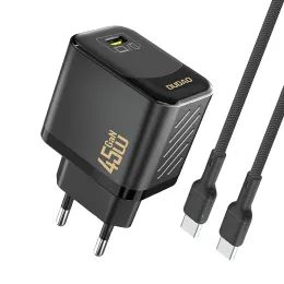 Dudao A28C punjač + USB-C kabel, 45W, GaN, crni