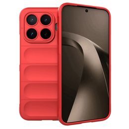 Xiaomi 17T Pro Hoesje - Magic Shield - Schokbestendig - met Camera Bescherming - Rood