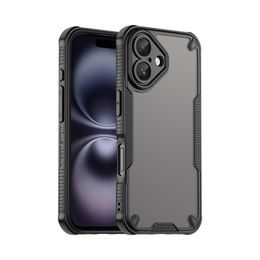 ArmorShield Hibridni etui, iPhone 16, črn