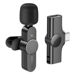 Borofone BFK12 Trophy bezdrátový kravatový mikrofon, USB-C, černý