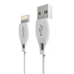 Dudao USB kábel - Lightning, 2,4A, 1m, fehér