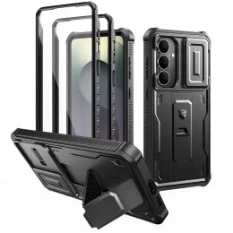 Dexnor 360 Kickstand Camprotector θήκη Samsung Galaxy S26 Plus, μαύρη