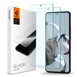 Spigen Glas.Tr Slim Edzett üveg 2 darab, Xiaomi 12T / 12T Pro