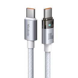 Mcdodo USB-C naar USB-C Kabel (CA-5582) - 100W - 1,2m - Wit
