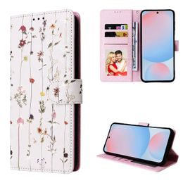 Magnetový obal, Samsung Galaxy A56, lúčne kvety