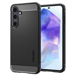 Spigen Rugged Armor, Samsung Galaxy A55 5G, črn