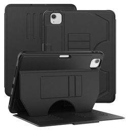 JP Magnetska kožna maska za tablet, iPad Pro 11 2018 / 2020 / 2021 / 2022, iPad Air 4 10.9 2020 / Air 5 10.9 2022, crna